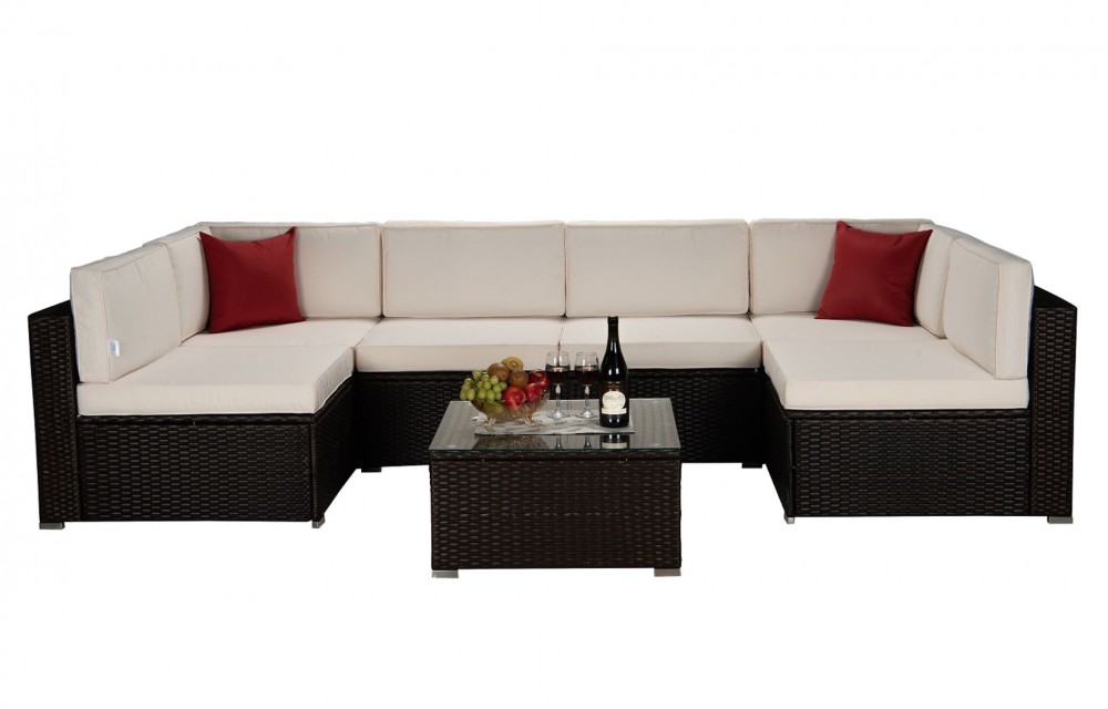 WS701 - 7-Piece Rattan Sofa Set