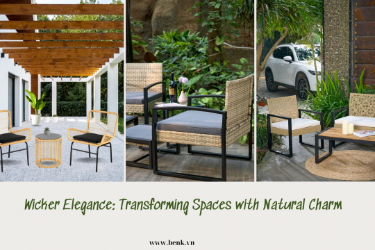 Wicker Elegance: Transforming Spaces with Natural Charm